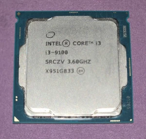 Intel Core i3-9100 3.60 GHz LGA Desktop CPU Processor SRCZV - Picture 1 of 6