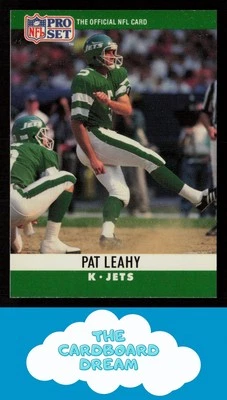 Pat Leahy 1990 Pro Set #237 New York Jets - Image 1 of 2
