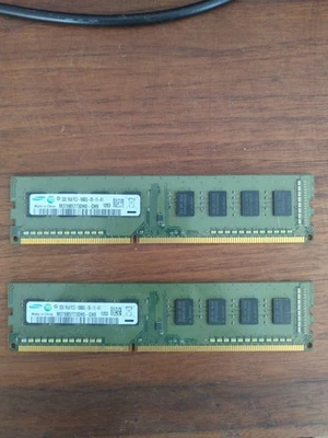 2x Samsung 2 GB DIMM 1333 MHz SDRAM Memory (M378B5773DH0CH9) - Image 1 of 2