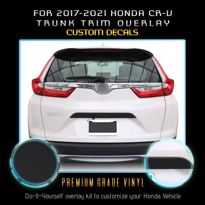 Графическая наклейка плоская матовая виниловая отделка заднего багажника для Honda CR-V 2017-2021 годов выпуска - Изображение 1 из 4