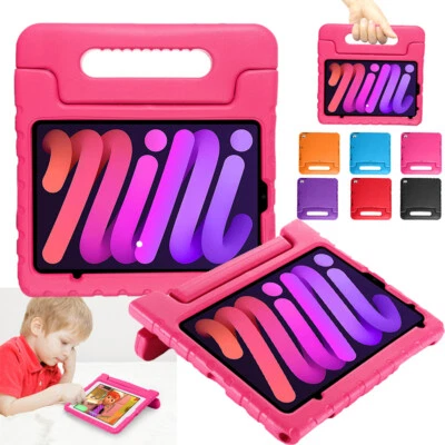 For iPad Mini 1st 2nd 3rd 4th 5th 6th Generation Kids Soft EVA Stand Case Cover - Image 1 of 4
