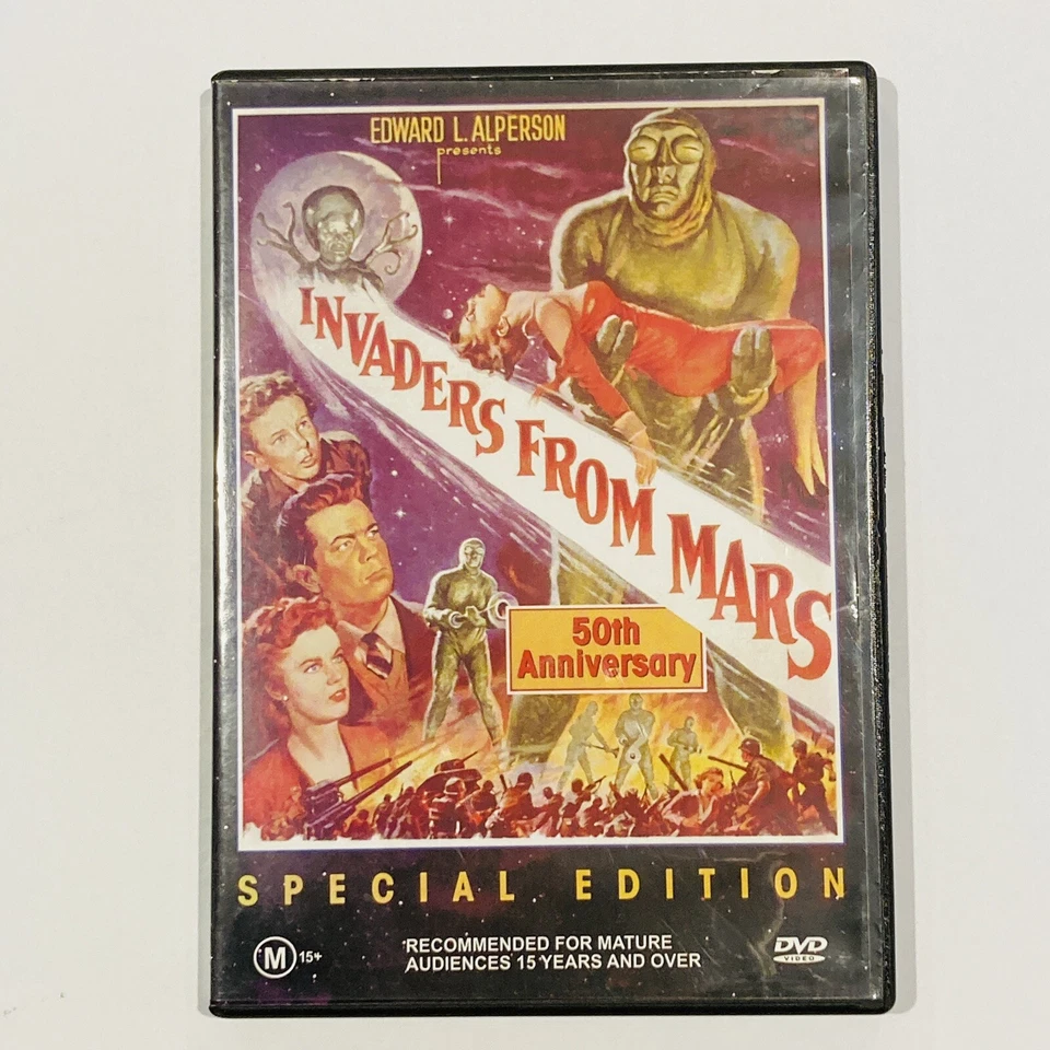 Invaders From Mars 50th Anniversary Edition - R0 - LIKE NEW + Fast Free Post - image 1 of 1