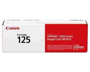 Canon Genuine 125 Black Toner Cartridge - Used - Free Shipping - Picture 1 of 2