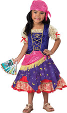 COSTUME CARNEVALE INCHARACTER ZINGARA TAGLIA 3/4 ANNI
