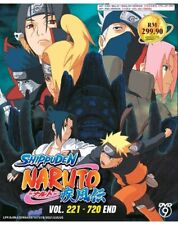 Naruto Complete TV Series Vol.221-720 Japanese Anime DVD English Dubbed Region 0