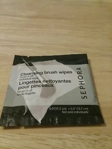 SEPHORA BRUSH IT OFF CLEANSING BRUSH WIPES SAMPLE - Picture 1 of 3