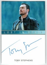 LOST IN SPACE NETFLIX SEASON 1 TOBY STEPHENS AS JOHN ROBINSON AUTOGRAPH EL