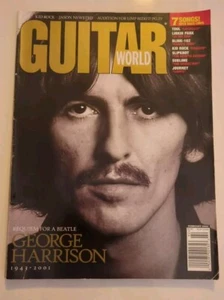 GUITAR WORLD Magazine February 2002 George Harrison 1943 - 2001 Cover - Picture 1 of 2