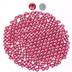 Rhinestones Flatback Rhinestones Hotfix Rhinestones Glass Round Crystals Gems... - Picture 1 of 6
