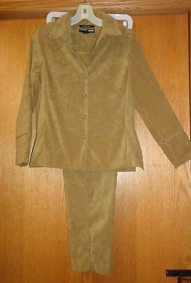 Mujer Talla 6P - PANTALÓN Tostado Camel - Norton McNaughton - Moleskin Poliéster ICE Foto 1 de 4