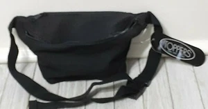 Toppers Fanny Pack Black Cotton Canvas #0336  10.5" x 5" x 3.5" - Picture 1 of 4