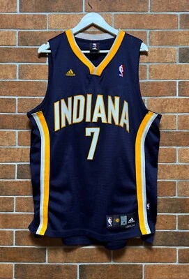 CAMISA DE BASQUETE INDIANA PACERS NBA ADIDAS #7 JERMAINE O'NEAL TAMANHO M MASCULINA - Imagem 1 de 4