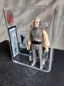 GRADED VINTAGE STAR WARS FIGURE - UKG not AFA 80% - LOBOT - HK COO - NEW CASE - Picture 1 of 9