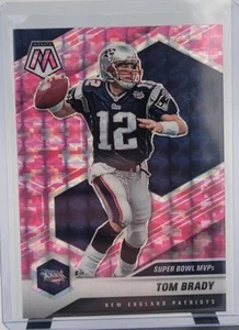 Tarjeta MVPS Tom Brady 2021 Mosaico Rosa Camuflaje Super Bowl #281 New England Patriots  - Imagen 1 de 2