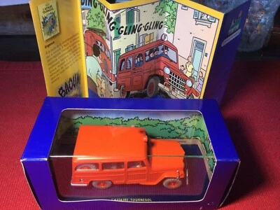 Auto Tintin - La Jeep Dei Pompieri "L'Affare Tornasol" - 1/43 - Immagine 1 di 3