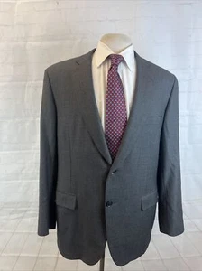 SUPER 100'S Paul Stuart Men's Gray Pigeon Eye Wool Suit 43R 37X27 $1,895 - Picture 1 of 11