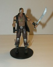 Jazwares Midway Mortal Kombat Deception KANO 6" Action Figures 2006 w Stand +