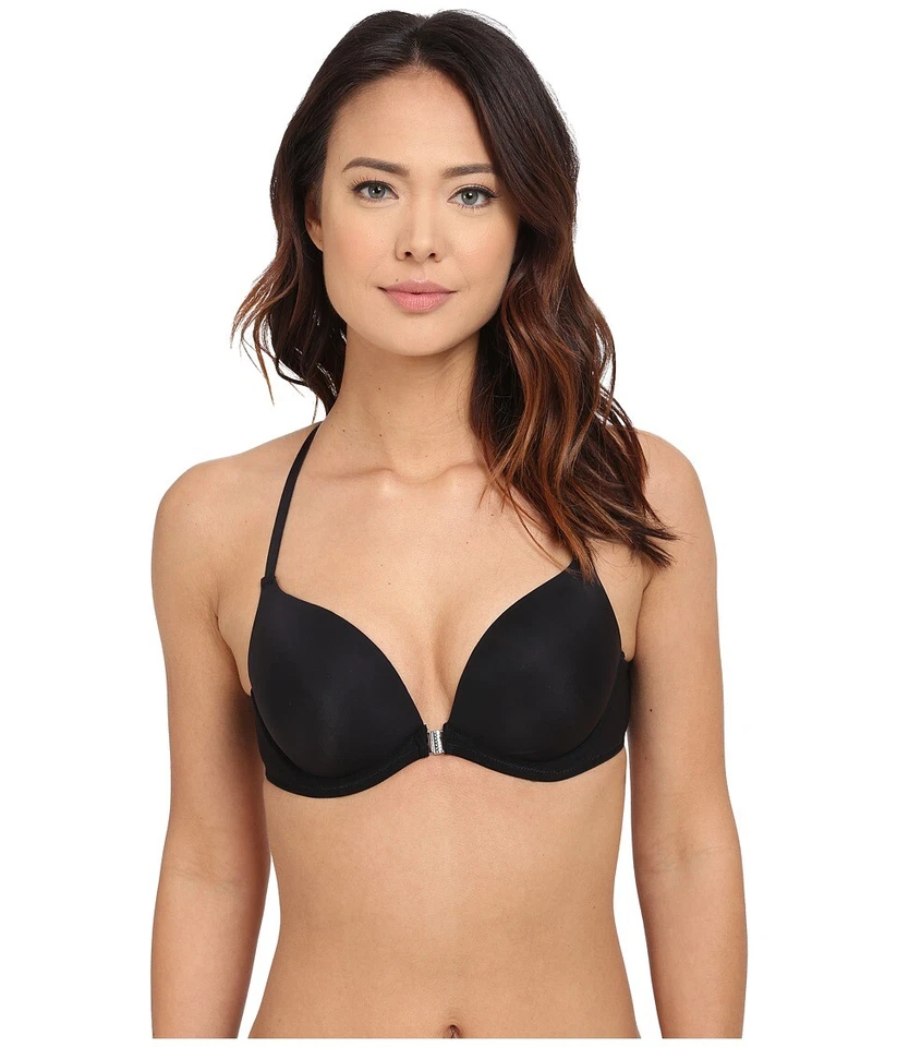 Sujetador push-up On Gossamer cierre delantero espalda cruzada talla 32-B Foto 1 de 1