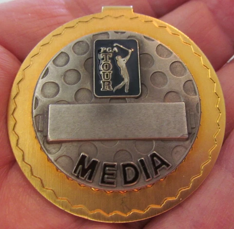 ATTRACTIVE PGA TOUR MEDIA BELT/MONEY CLIP  NO NAME Cover