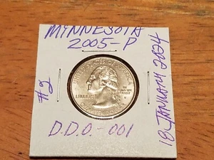 2005 - P Minnesota State Quarter Error - D.D.O. - 001 - Picture 1 of 5