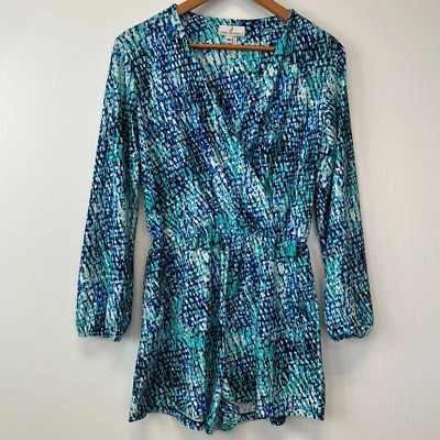 Mameluco Jude Connally Mujer Medio Elástico Envoltura Abstracto Bolsillo Fiesta EE. UU. Core Ex Foto 1 de 4