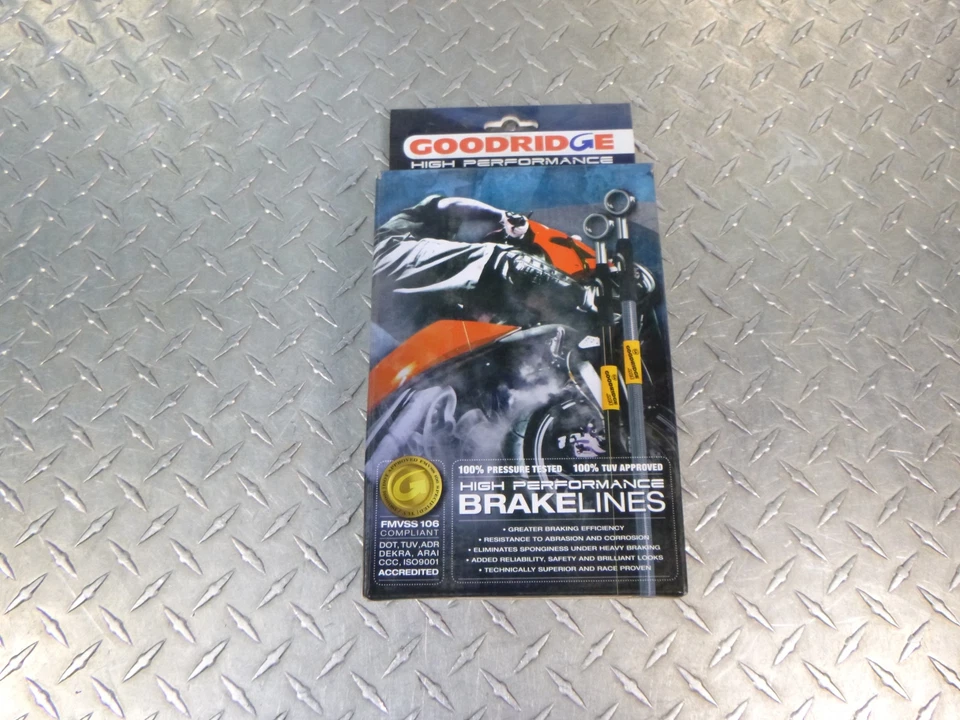 Linhas de freio dianteiro Goodridge YA2879-2FPBK Yamaha Raider XV1900 - Imagem 1 de 1