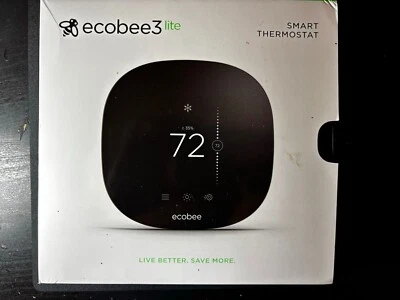ecobee 3 lite EB-STATE3LTVP-02 WIFI Programmable Smart Thermostat Alexa HomeKit - Image 1 of 4