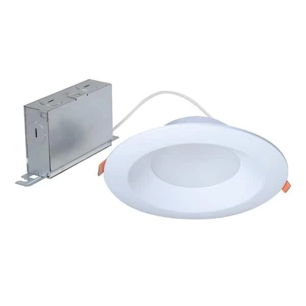 (2) HALO LT6089FS351EWHDMR 6” Canless LED Recessed Downlight 3CCT Selectable