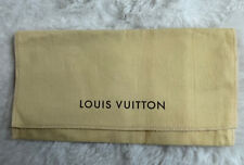 LOUIS VUITTON Wallet Dust Cover Bag Checkbook Agenda Cream 9 1/2" x 5" Envelope