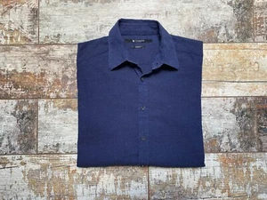 Tiger of Sweden Men's Dark Blue Slim Fit Long Sleeve Shirts Size 38 - Picture 1 of 4