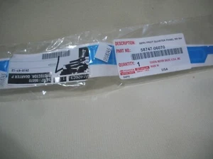 TOYOTA CAMRY 12 13 14   SERV PROTECTOR QUARTER PANEL REAR RH NEW OEM  - Picture 1 of 1