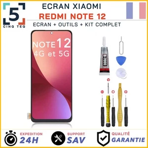 Ecran LCD Remplacement pour XIAOMI REDMI NOTE 12 4G et 5G / POCO X5 (5G) + Kit - Photo 1/7