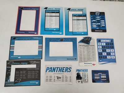 Carolina Panthers Magnets 1999 to 2024 Schedule PSL Owner Photo Frames SET of 14 - Image 1 of 4