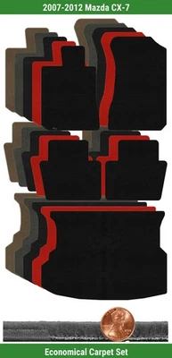 Lloyd Custom Velourtex коврик комплект для 2007-2012 Mazda CX-7 (5 штук) #WAC - Изображение 1 из 4