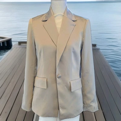 Blazer sedoso Black Label, de Chicos, chaqueta, chaqueta de traje Foto 1 de 4