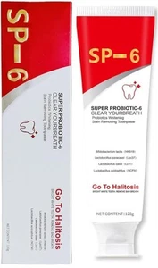 SP-6 Ultra Whitening Toothpaste,Deep Cleaning Care Fresh Breath Super... - Picture 1 of 6