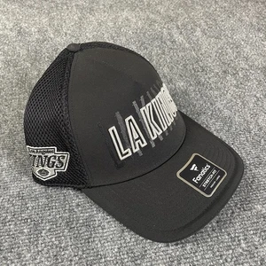 Cappello Berretto Los Angeles Kings NHL Fanatics M/L Flex Elasticizzato Fit Nuovo con etichette Nero Low Pro - Foto 1 di 14