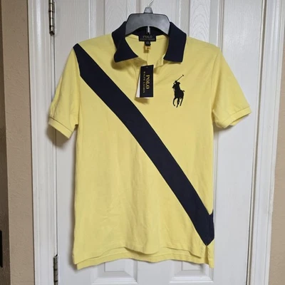 Polo Ralph Lauren Niños Oasis Amarillo Big Pony Faja Malla S/S Polo L Foto 1 de 4