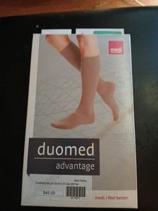 Medi Duomed Advantage AC26202 Beige Puntera Abierta Pantorrilla Calcetines de Compresión Talla M Pequeño - Imagen 1 de 5