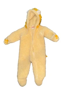Vintage Obion Lion Costume Romper 6-12 Months Baby Halloween USA Made Outfit I40 - Picture 1 of 5