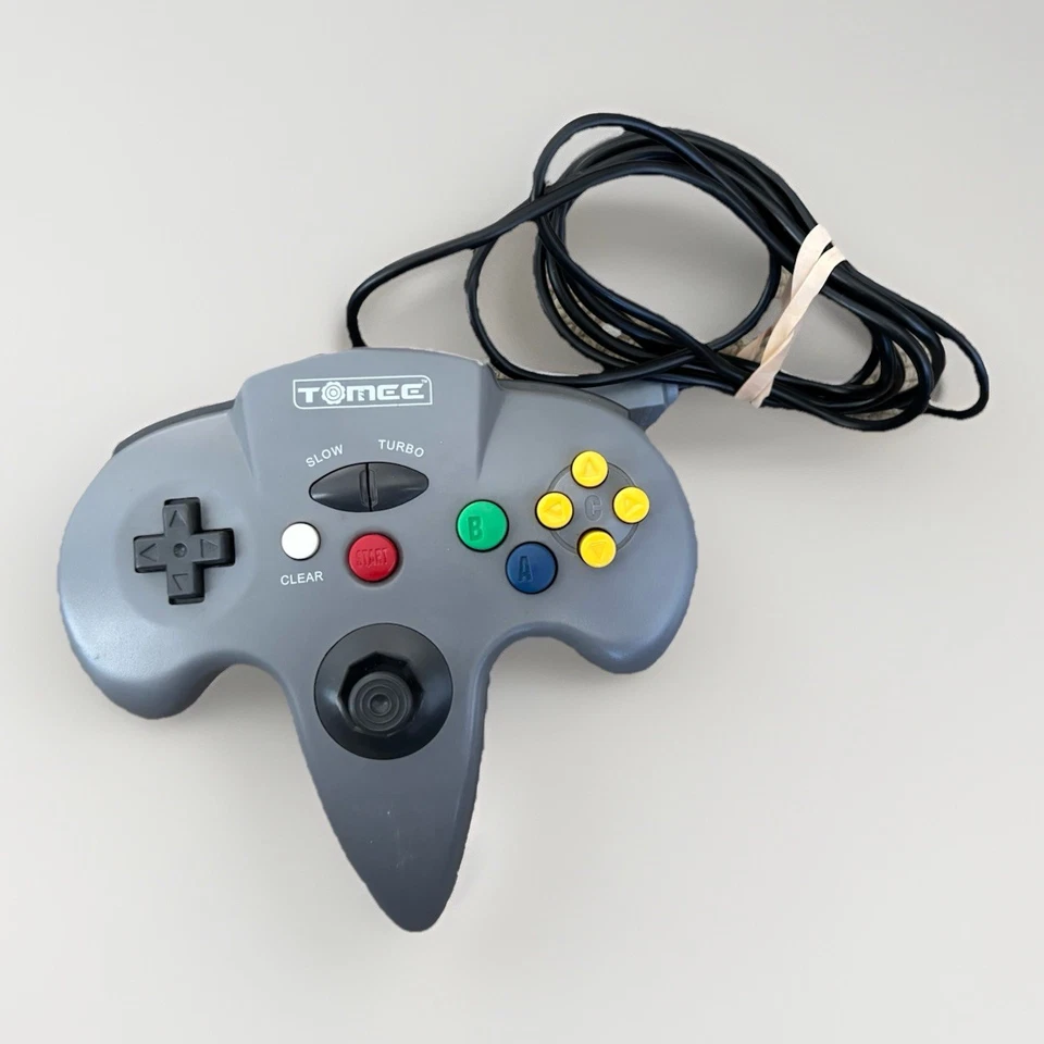 Tomee Controller Control Pad for N64 Nintendo 64 Grey - Image 1 of 3