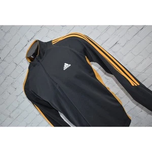 Camisa Pullover Adidas Golf 1/4 Cremallera Hombres Talla XL Rendimiento Poliéster Gris Naranja - Imagen 1 de 6