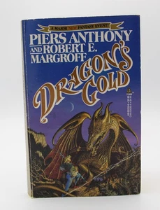 1986 Paperback DRAGON'S GOLD TOR Books Piers Anthony Robert Margroff - Picture 1 of 4