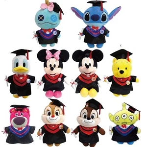 14"/15" Disney Graduation Plush Figure Doll Graduate Grad Gift w/Flasher Button - Picture 1 of 20