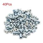 40Pcs 7mm Thread Dia Motorcycle Brake Cable Wire Solderless Nipple Screw