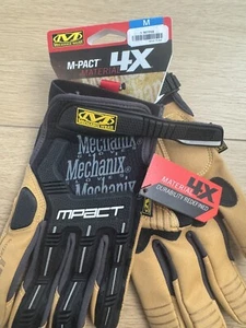 MECHANIX WEAR MP4X-75-009 Mechanics Gloves,Black/Tan,9,PR 567P69 - Picture 1 of 7