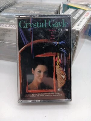 CRYSTAL GAYLE Straight to the Heart Audio Music Cassette Tape 1986 Sealed  - Image 1 of 2