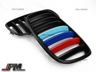 Rejilla delantera tricolor negra mate M para SUV BMW E70 E71 X5 X6 07-13 Foto 1 de 3