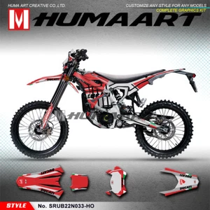 Motorcycle Custom Vinyl Stickers Graphics Kit for Sur-Ron Ultra Bee Sur Ron - Picture 1 of 11