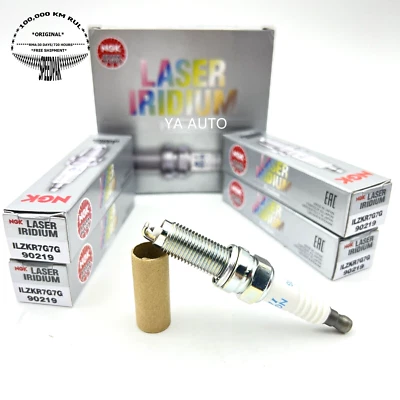 4x Bujía Iridio NGK ILZKR7G7G 90219 para ALFA ROMEO STELVIO 18-24 2.0T L4 Foto 1 de 2